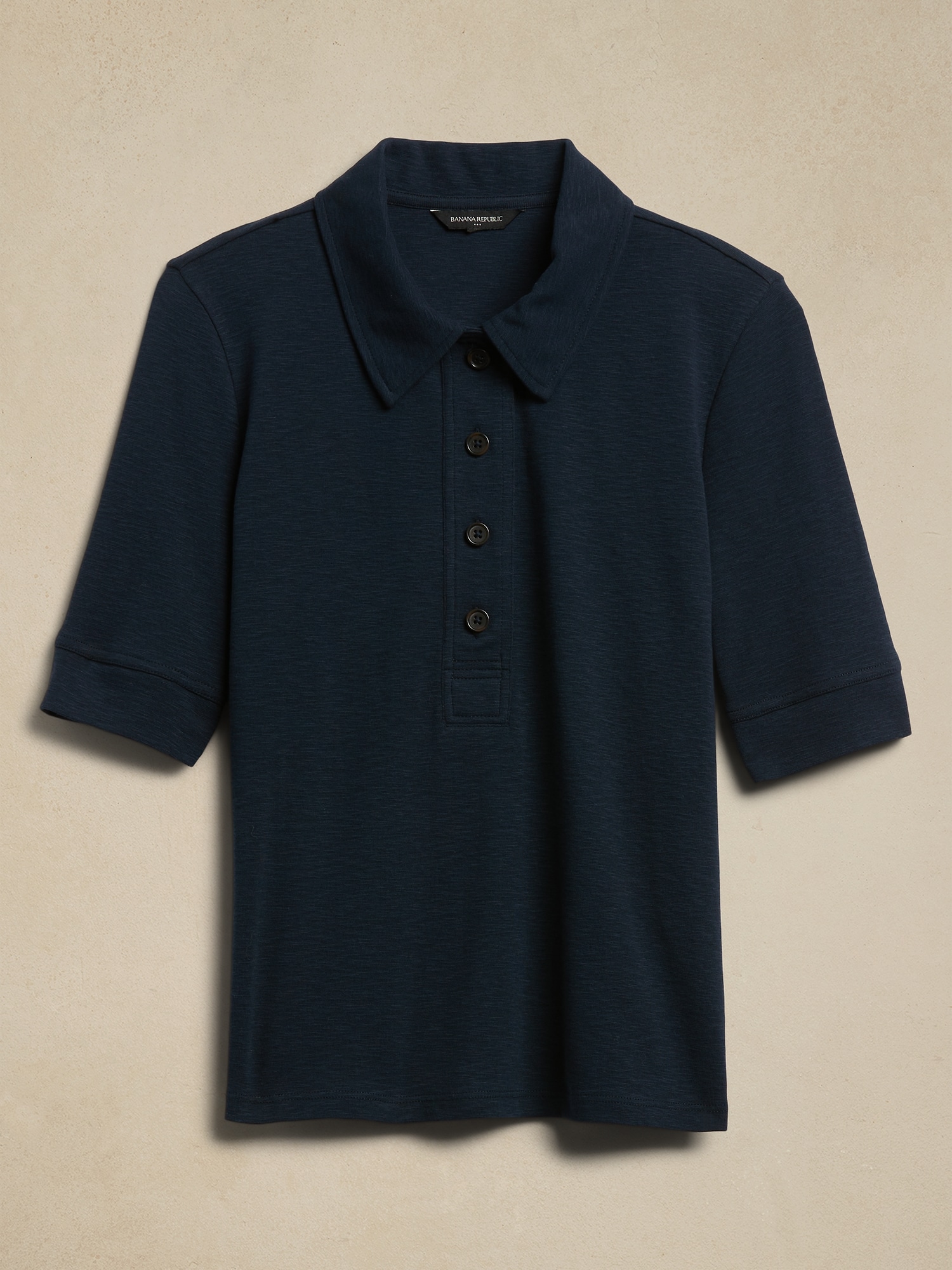 Elbow-Sleeve Polo