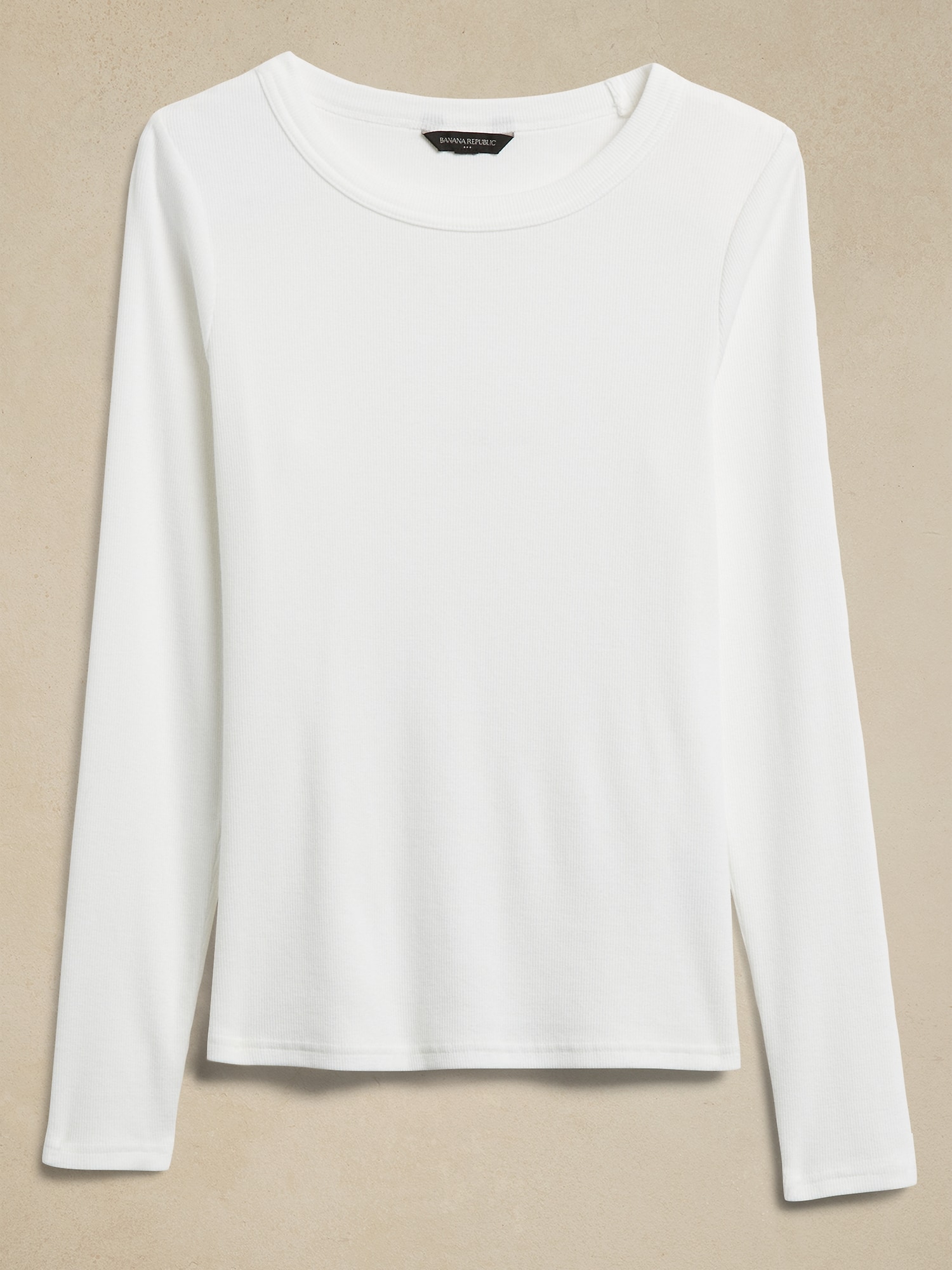 Ribbed Fitted TShirt Banana Republic Factory