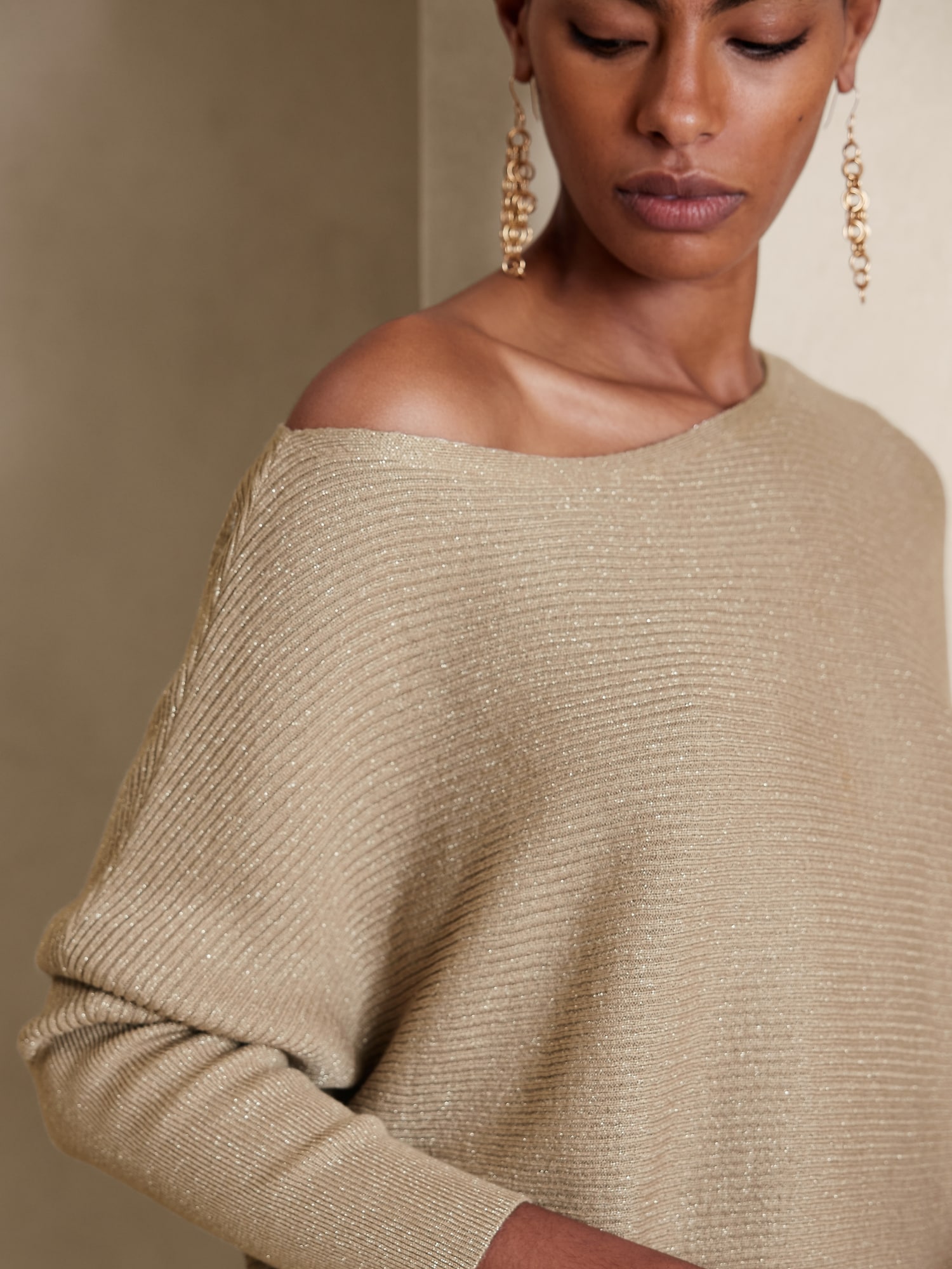 Off shoulder cashmere on sale jumper