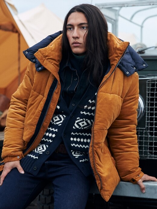 Image number 1 showing, Corduroy Puffer