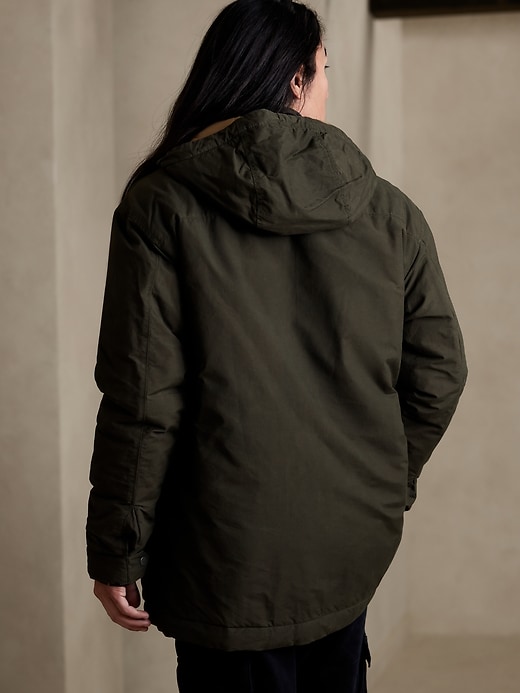 Image number 2 showing, Waxed Puffer Jacket