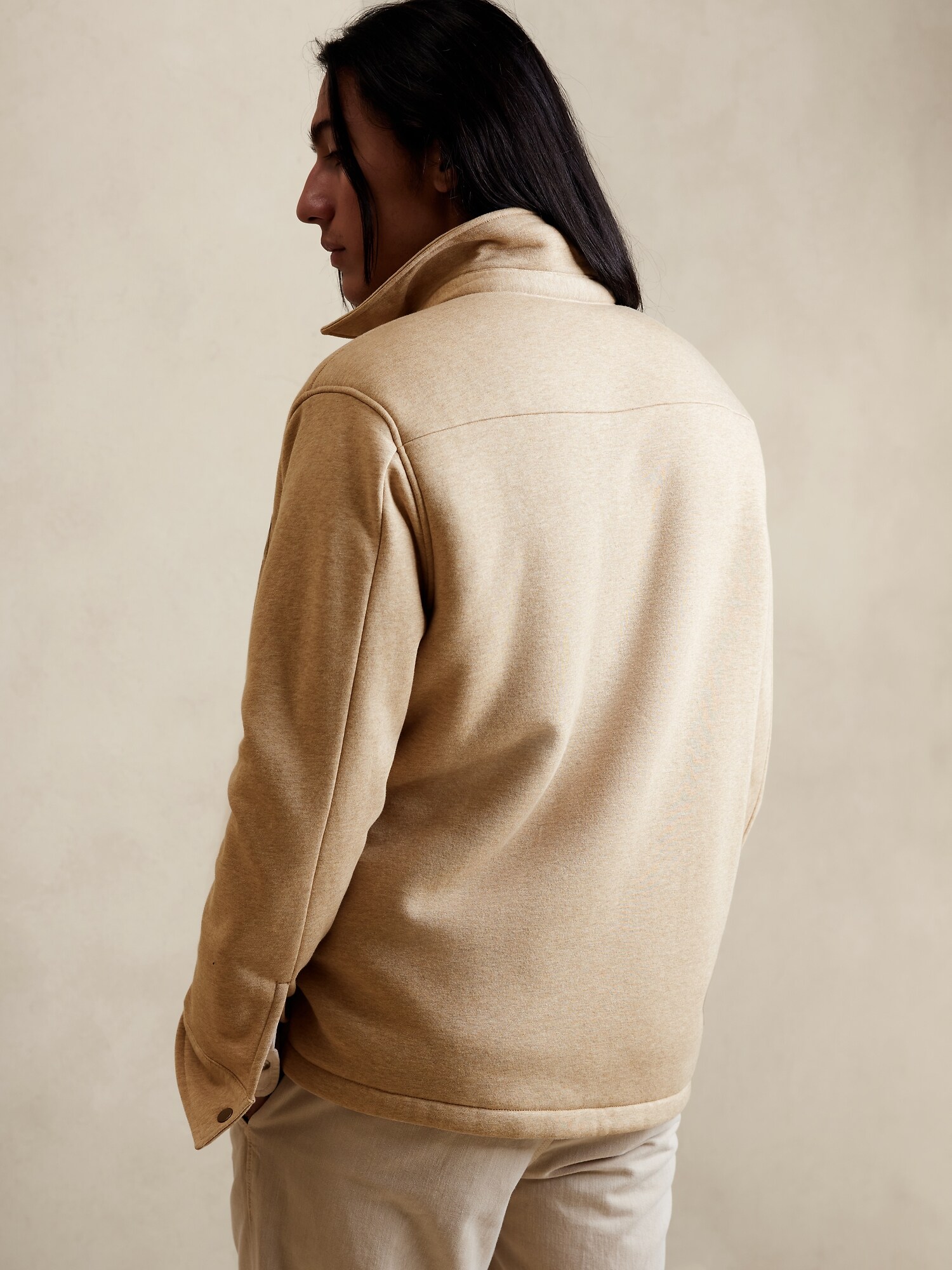 Sherpa Lined Shirt Jacket Banana Republic Factory