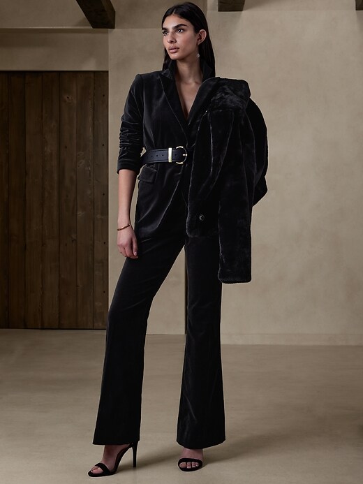 Velvet Bootcut Pant | Banana Republic Factory