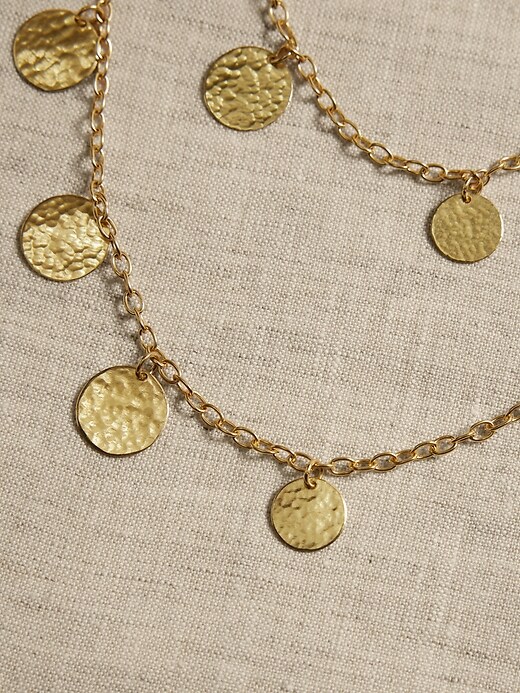 Coin Bib Necklace &#124 Aureus + Argent