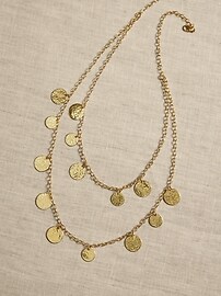 Coin Bib Necklace &#124 Aureus + Argent