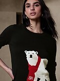 Banana Republic Polar Bear Intarsia Sweater