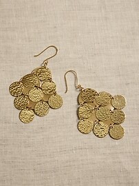 Layered Coin Earrings &#124 Aureus + Argent
