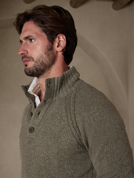 Image number 3 showing, Cozy Button Sweater