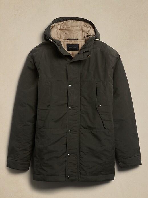 Image number 5 showing, Waxed Puffer Jacket