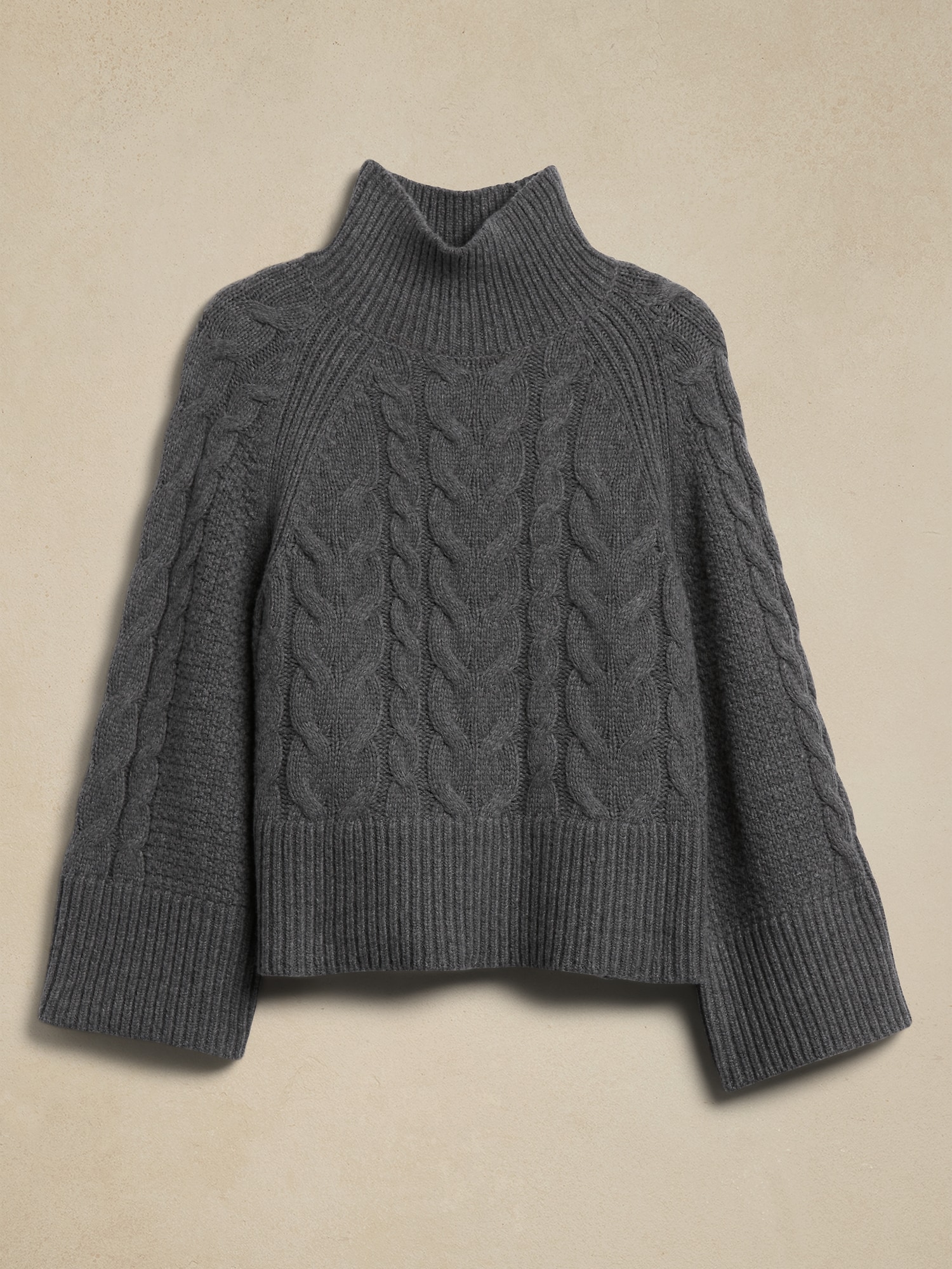 Caplet Cable Sweater
