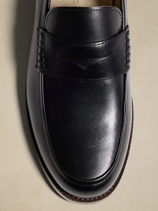 Leather Penny Loafer