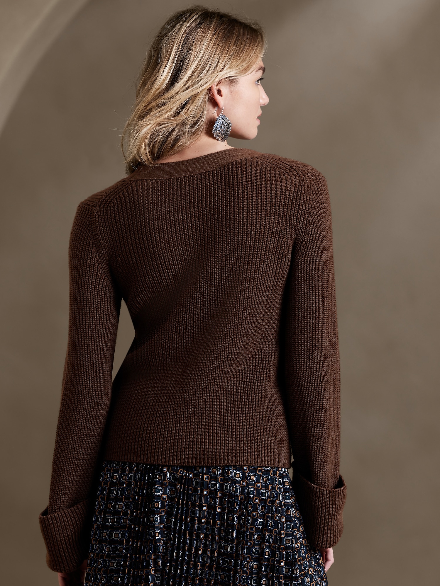 Oversized Chunky Cardigan Banana Republic Factory