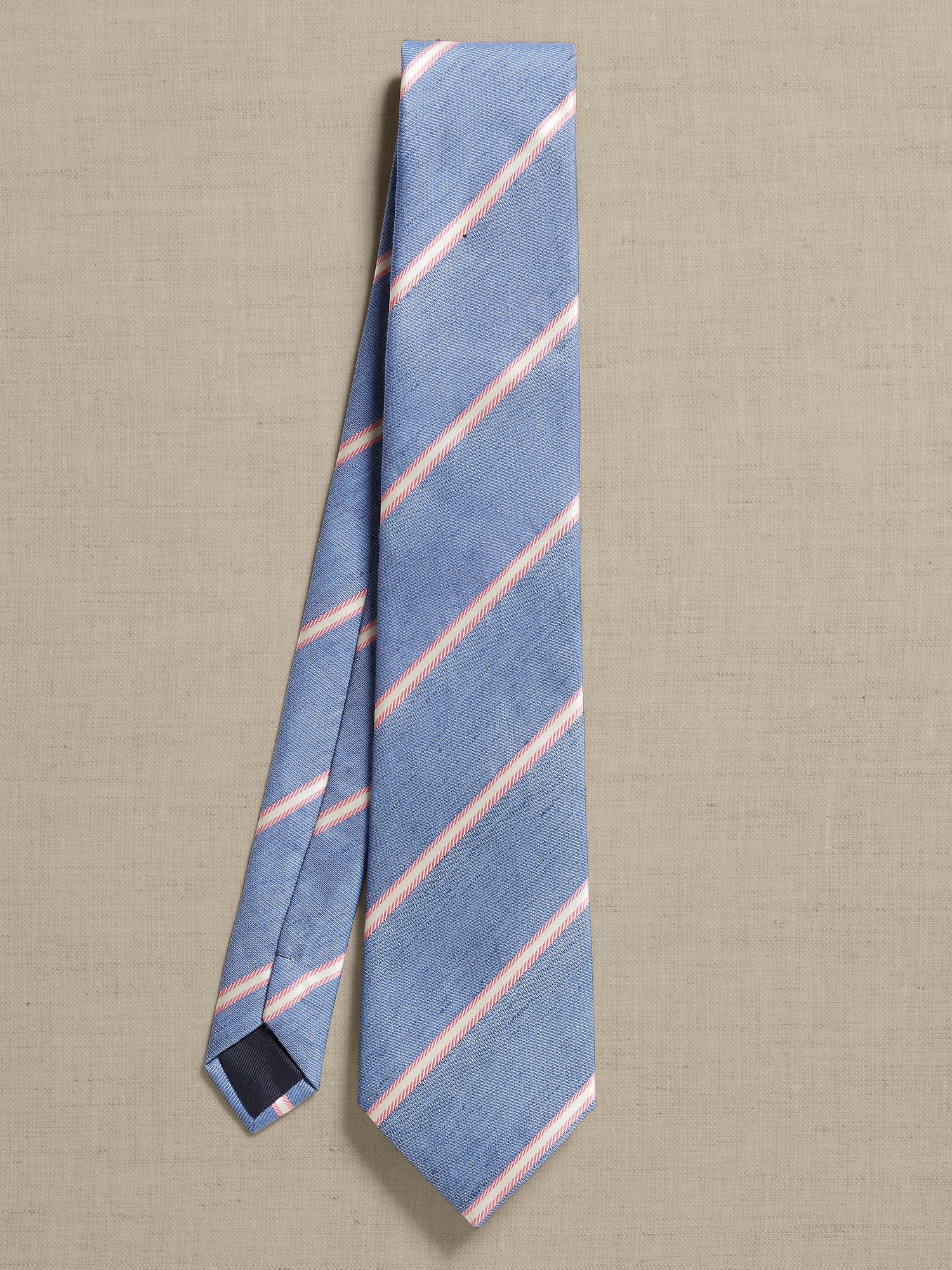 Blue/Pink Striped Tie