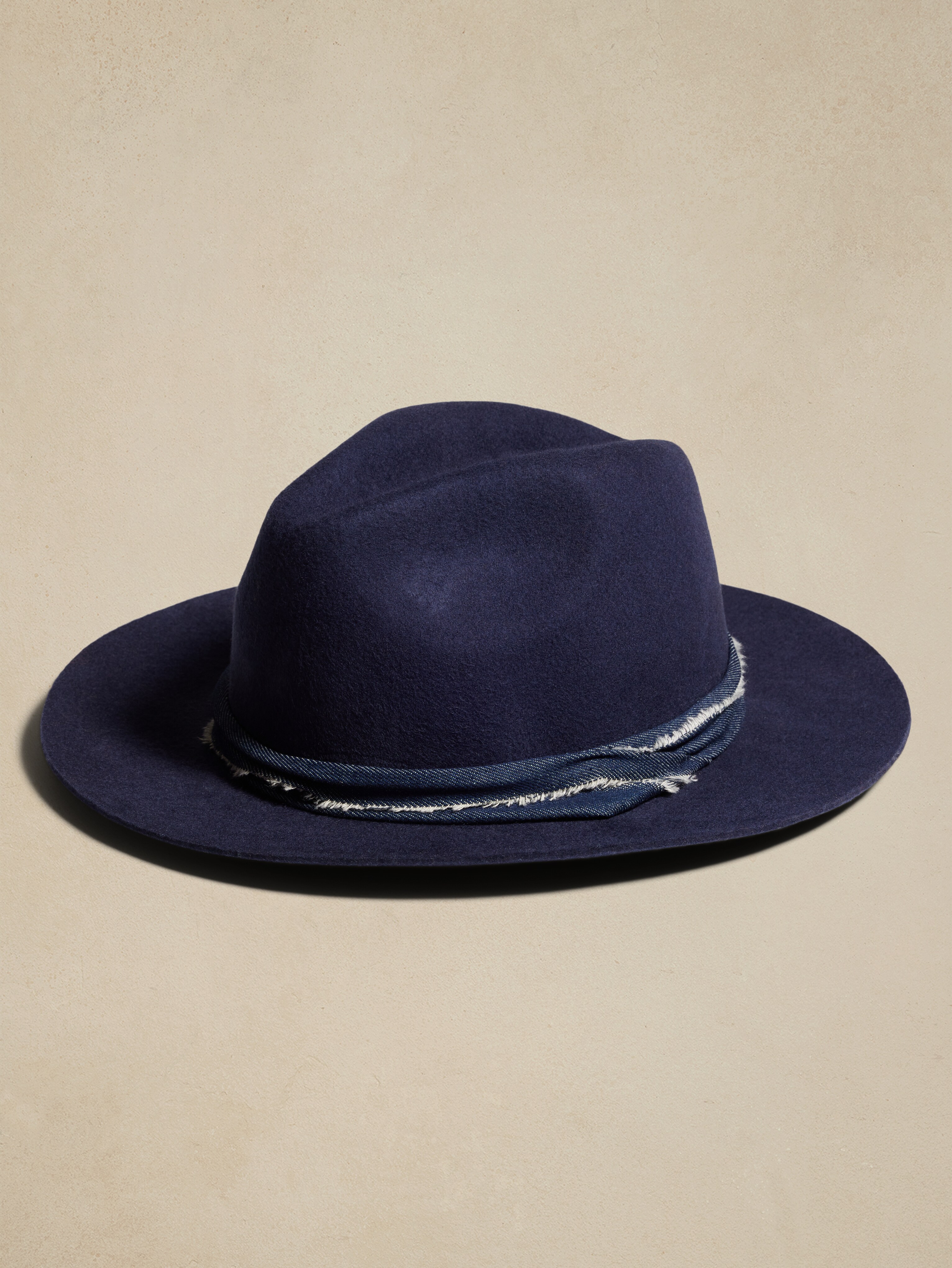 Banana Republic Factory Simple Trim Wool-Felt Fedora Banana Republic Fedora - Black New | Mercari main image 2