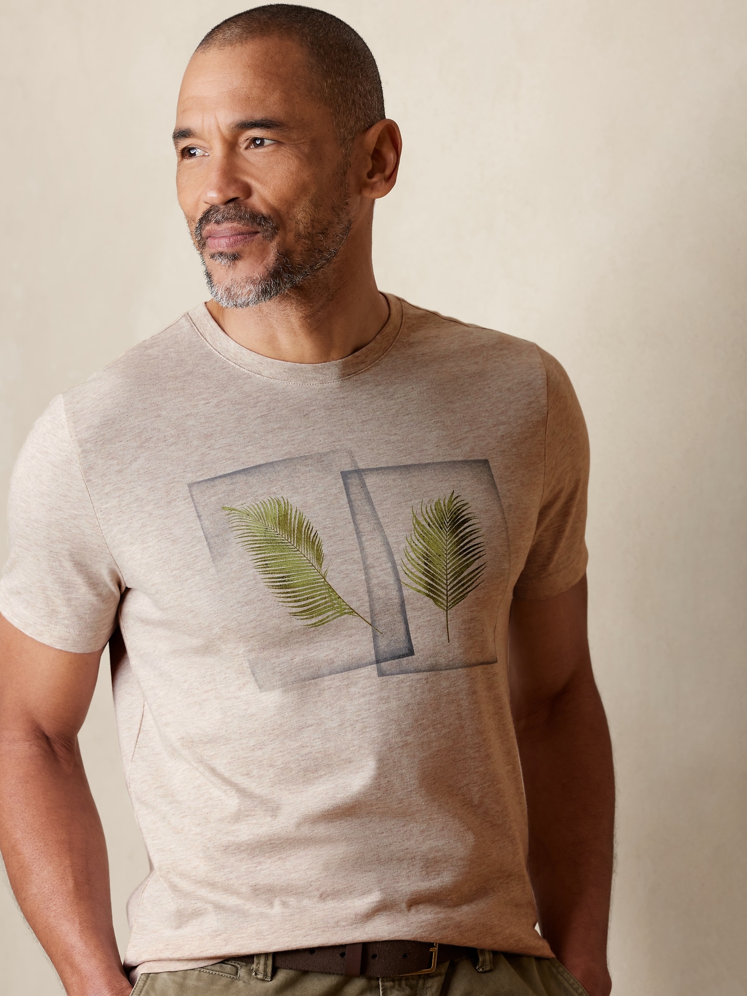 Two Leaves Graphic T-Shirt