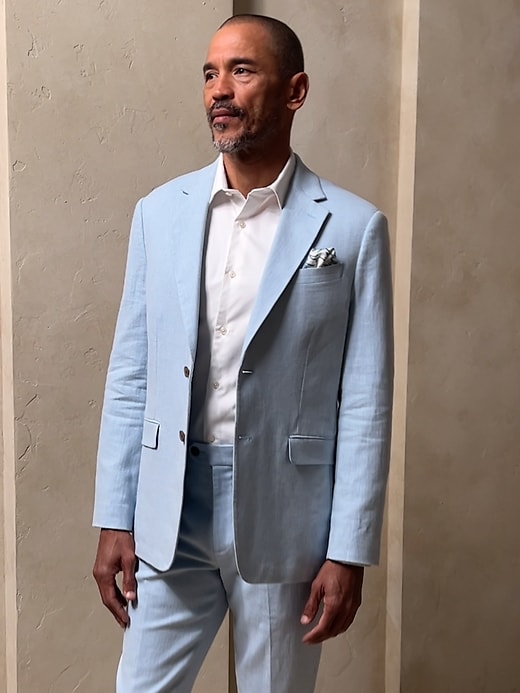 Canyon Tailored-Fit Linen-Cotton Suit Jacket