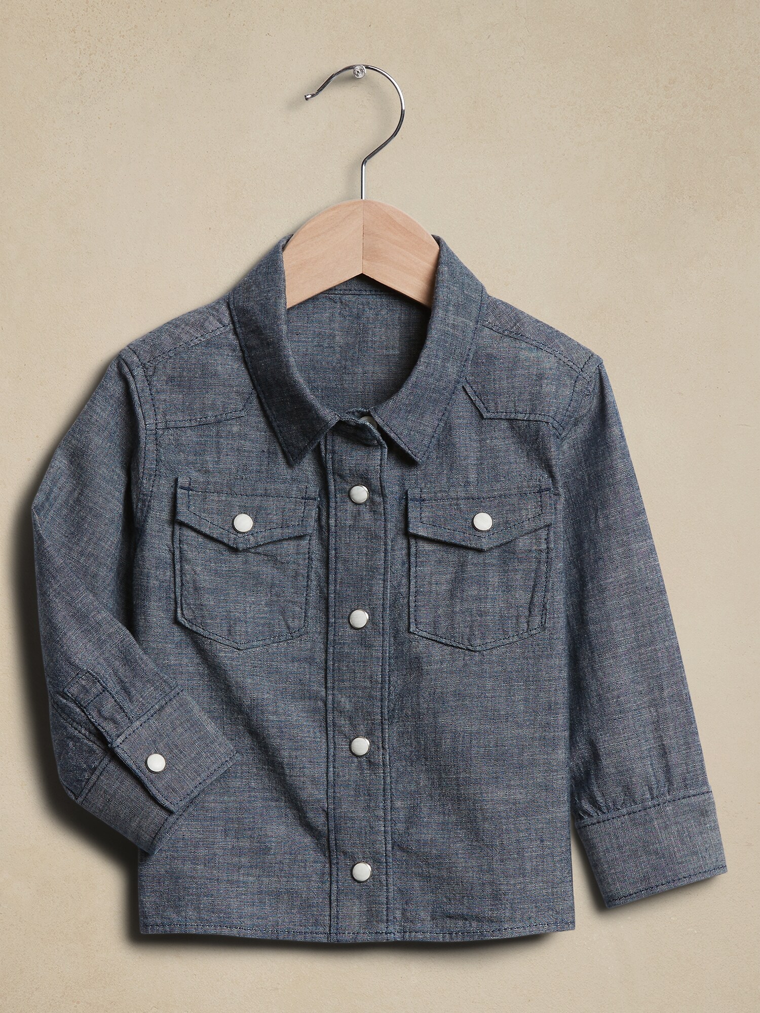 Toddler Chambray Western Shirt