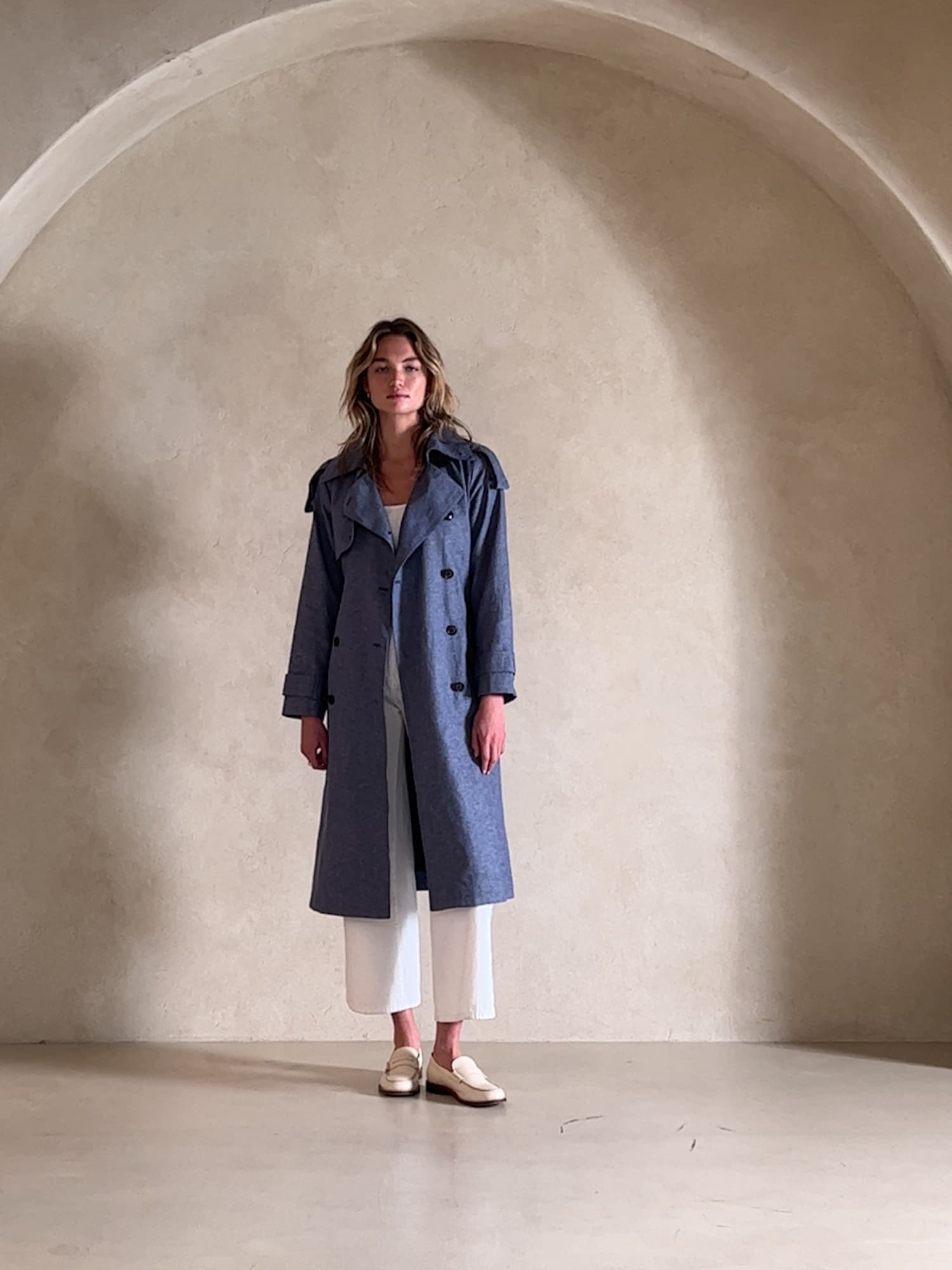 Linen-Cotton Classic Trench | Banana Republic Factory