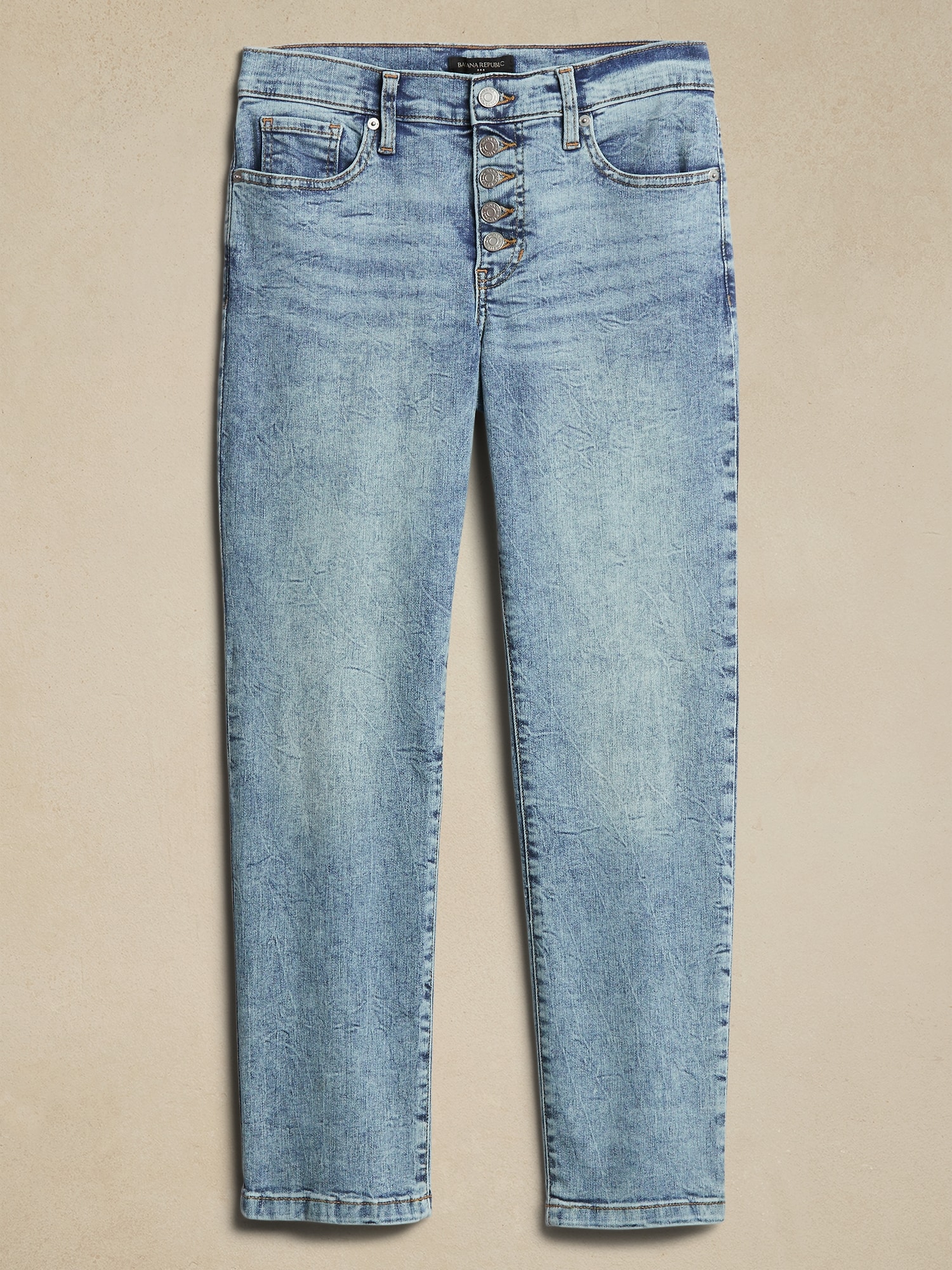 Mid-Rise Button Fly Jean