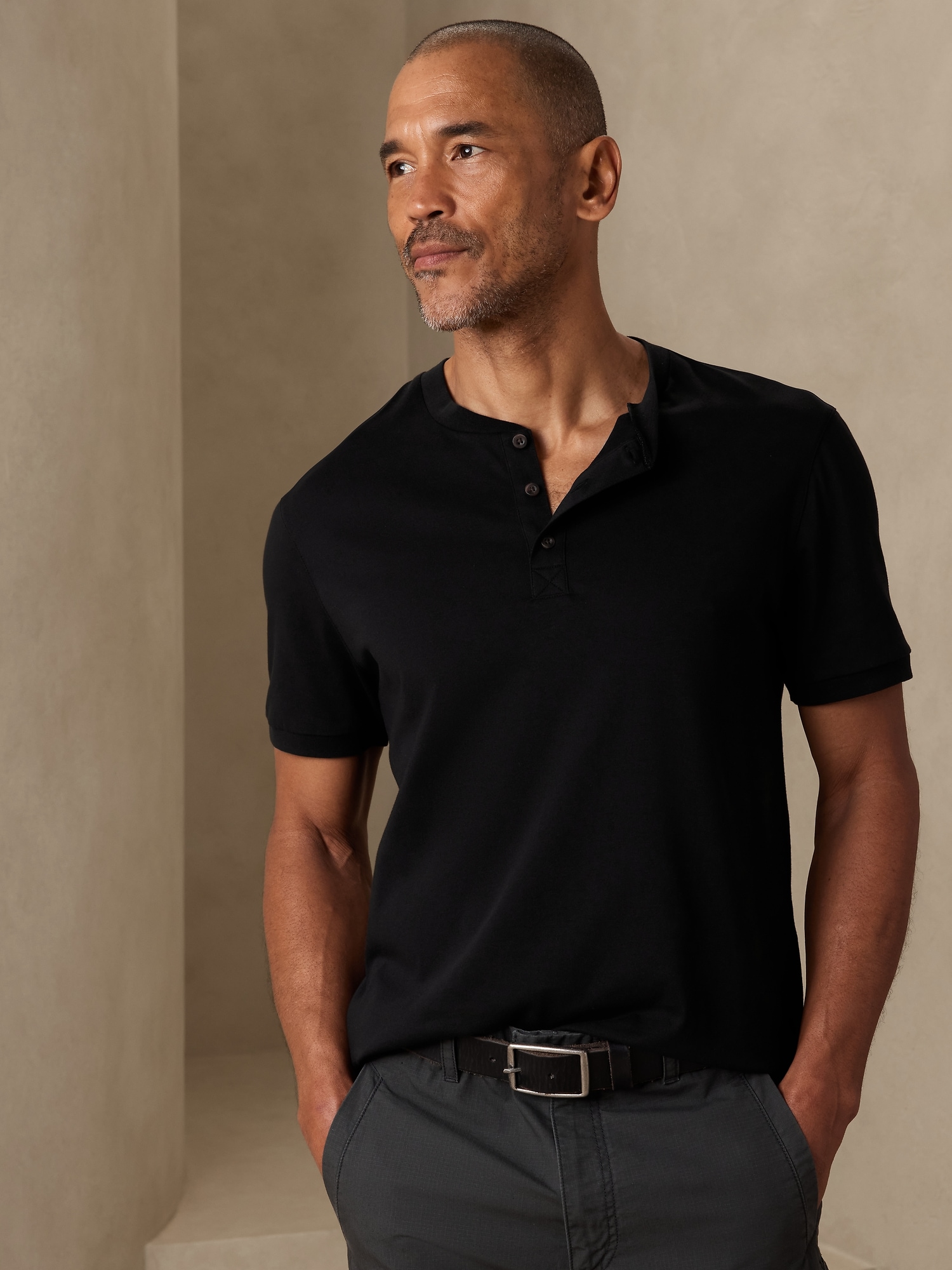 Premium Wash Henley