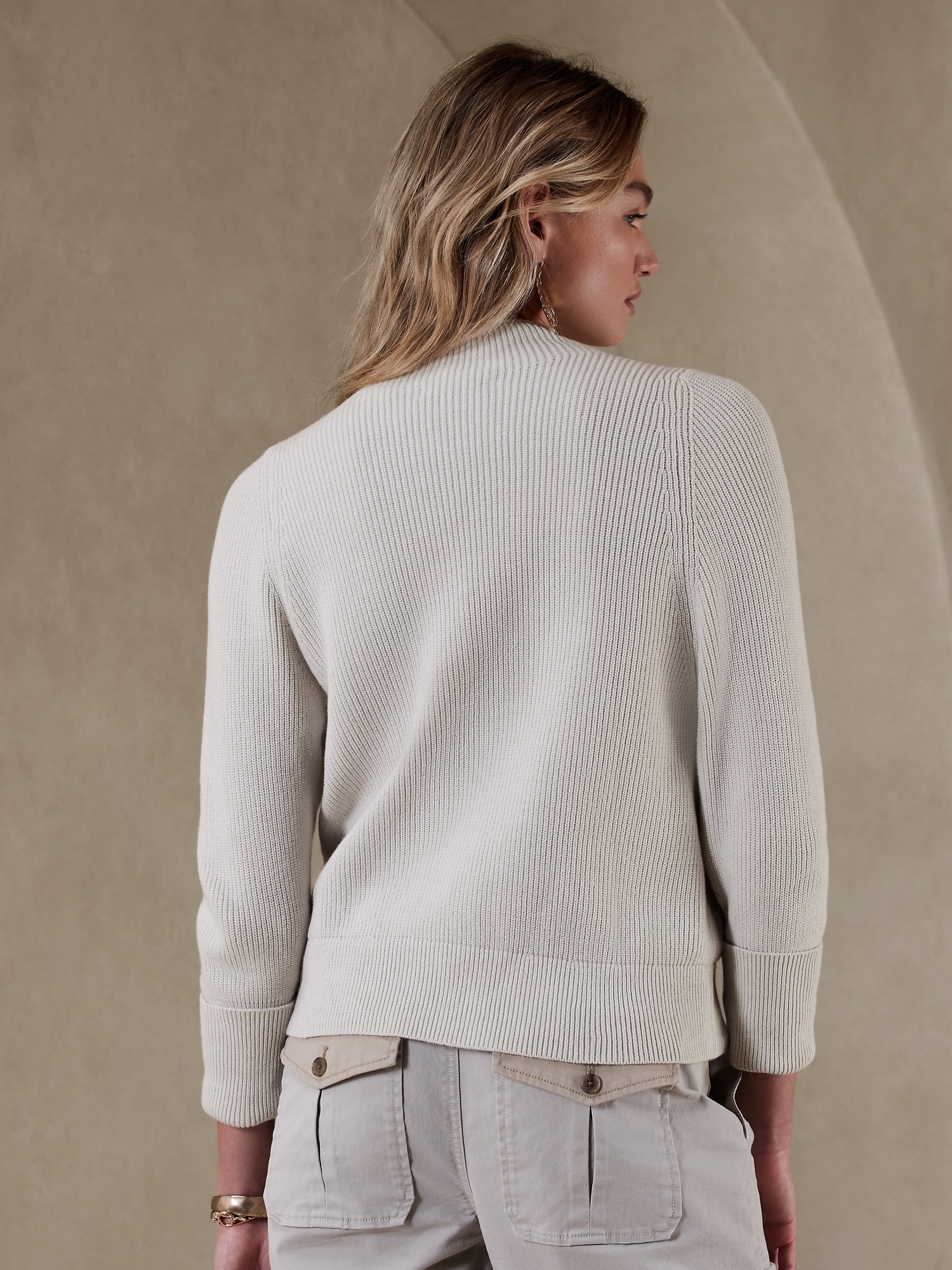 Funnel-Neck Sweater