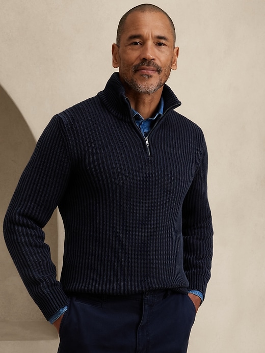 Washed Ribbed Sweater | Banana Republic Factory