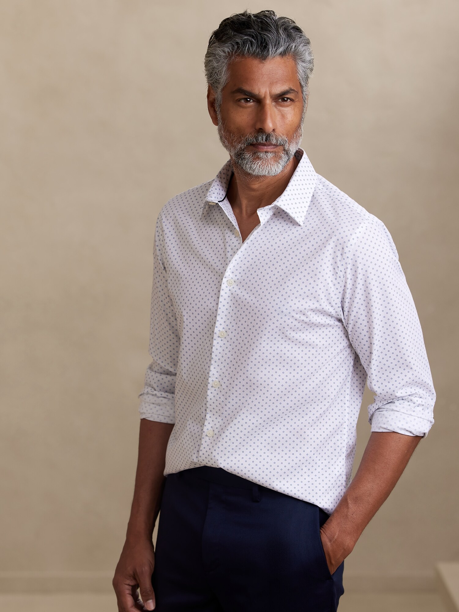 Slim Untucked Dress Shirt Banana Republic Factory