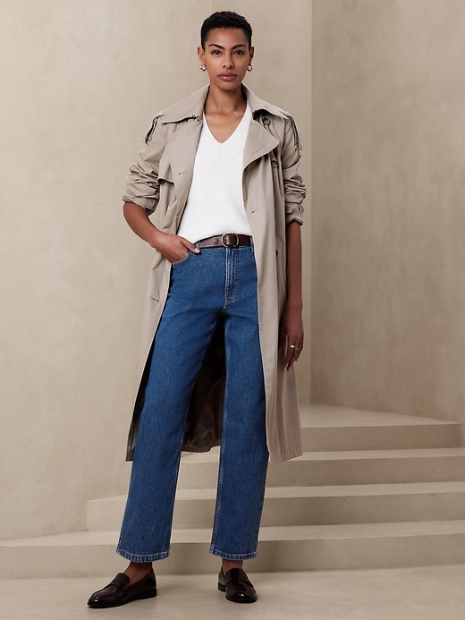 High-Rise Straight Jean | Banana Republic Factory