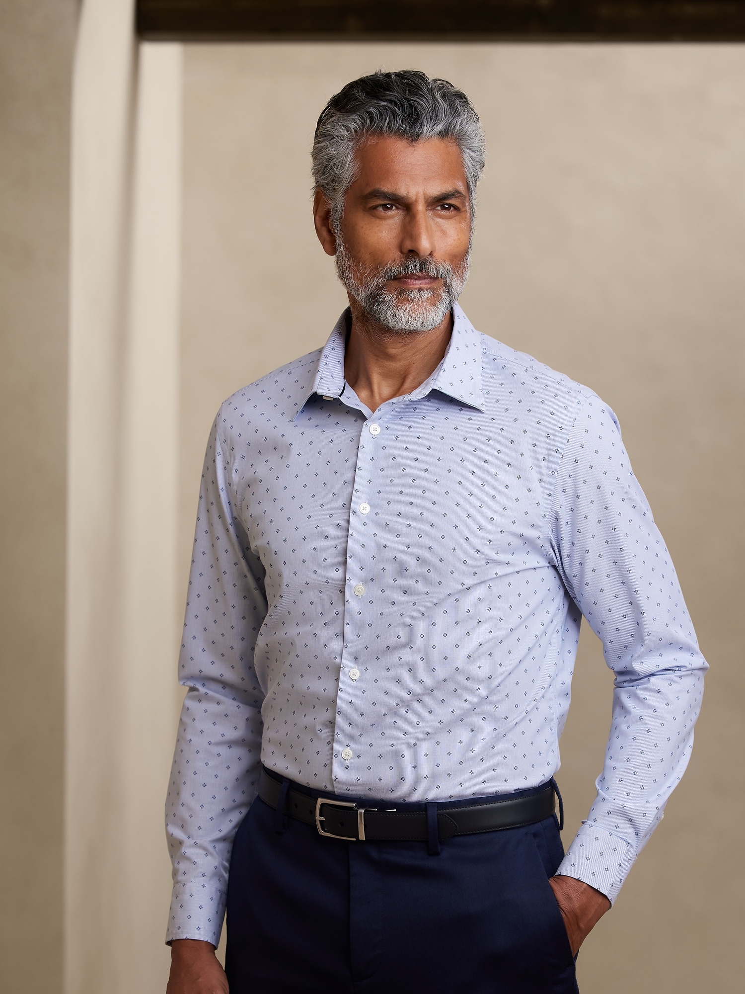 Slim Untucked Dress Shirt Banana Republic Factory