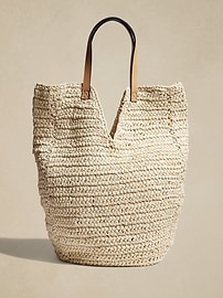 Banana republic 2025 straw clutch