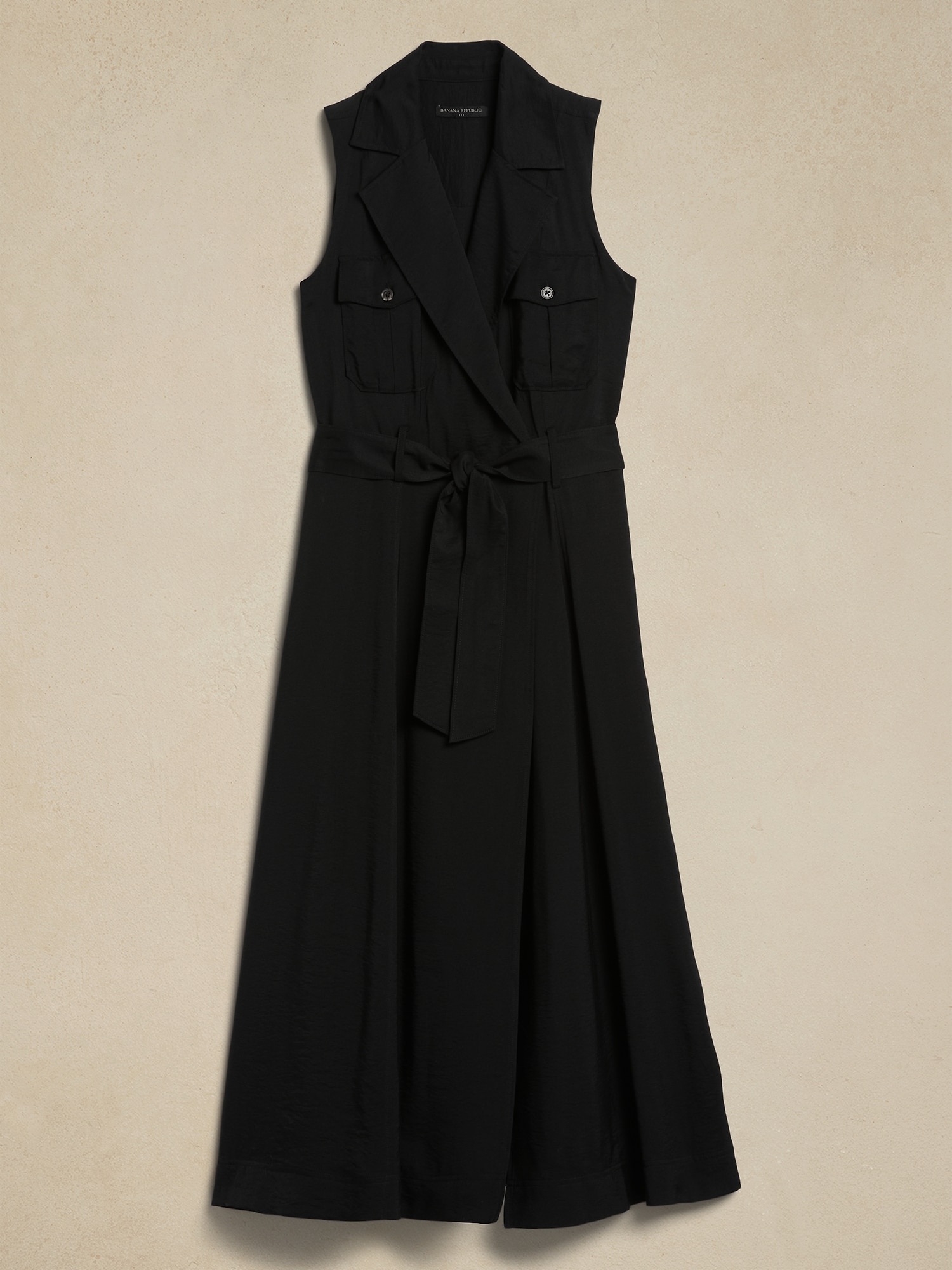 Twill Maxi Dress