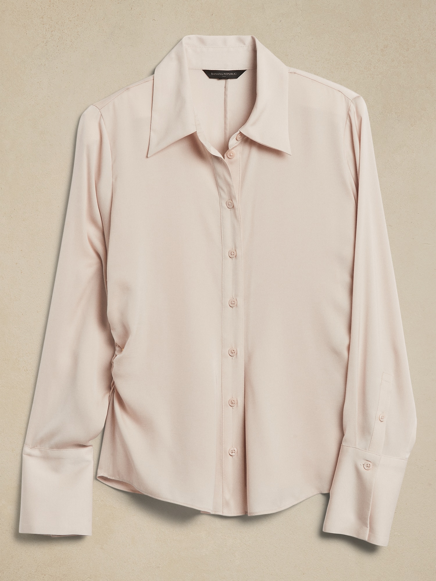 Side-Ruched Blouse