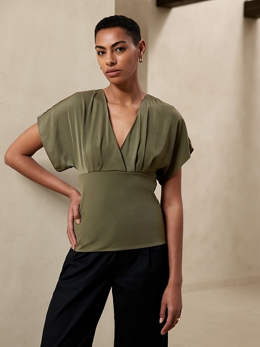 トップス R COLOR STITCHED SHIRRING TOPS｜TOPS(トップス)｜CLANE OFFICIAL