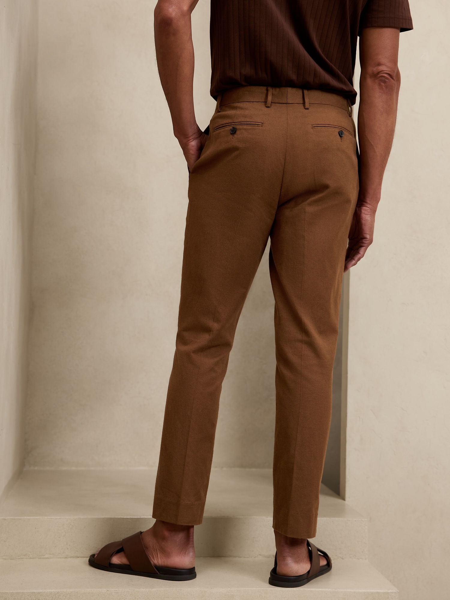 Como Cotton Suit Pants - Cherrywood – lesdeux.com