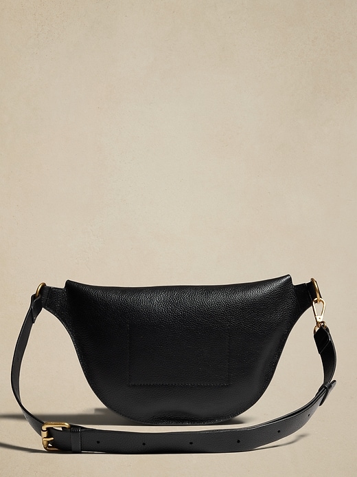 Leather Crossbody Belt Bag | Banana Republic Factory display picture 1