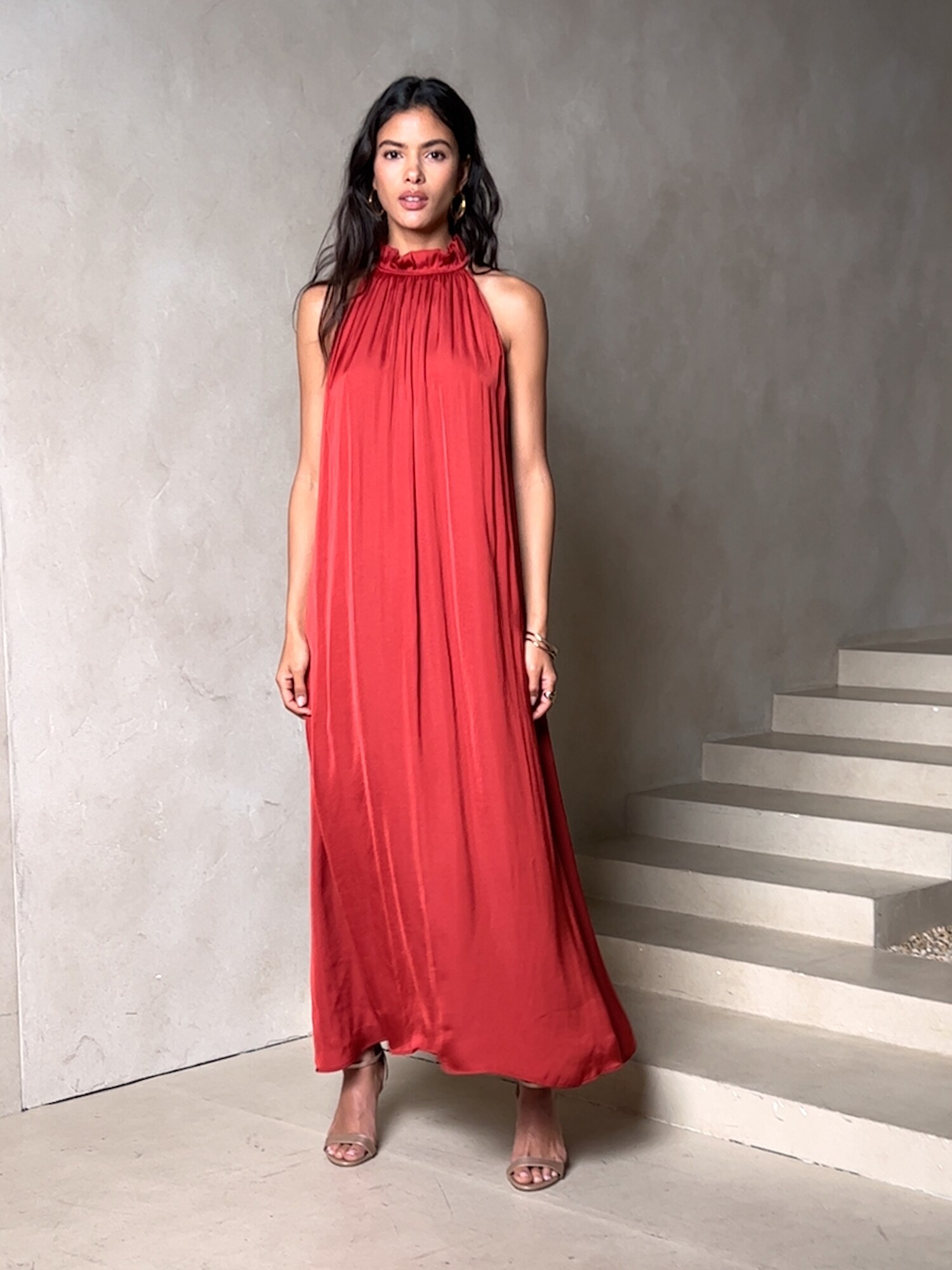Trapeze Maxi Dress | Banana Republic Factory Trapeze Maxi Dress | Banana Republic Factory