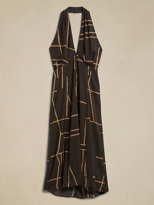 Halter Midi Dress | Banana Republic Factory