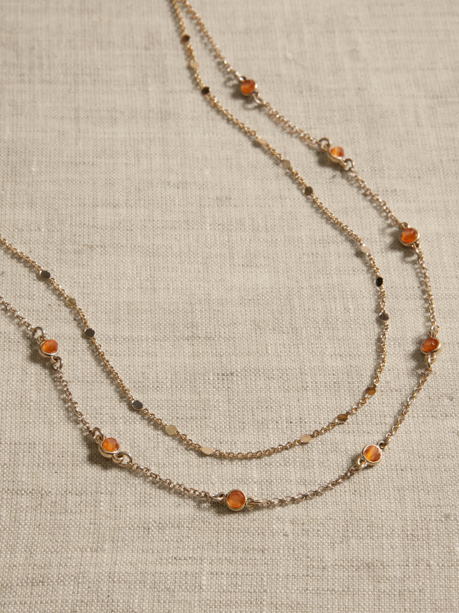 Dainty Double Chain Necklace