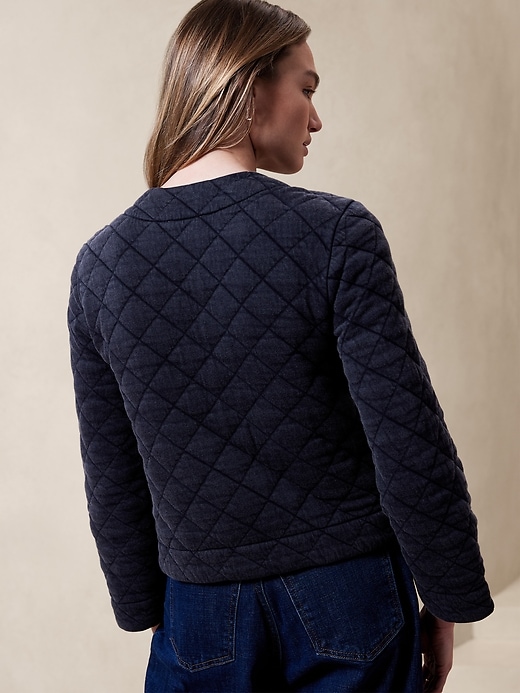 最終値下げ　Madison Quilted Short Coat kate spade new york Short Quilted Jacket Olive MD (US 6-8