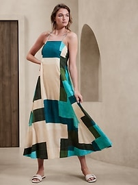 ワンピース FOLKS THE LABEL Square Neck Maxi Dress FOLKS THE LABEL Square Neck Maxi Dress