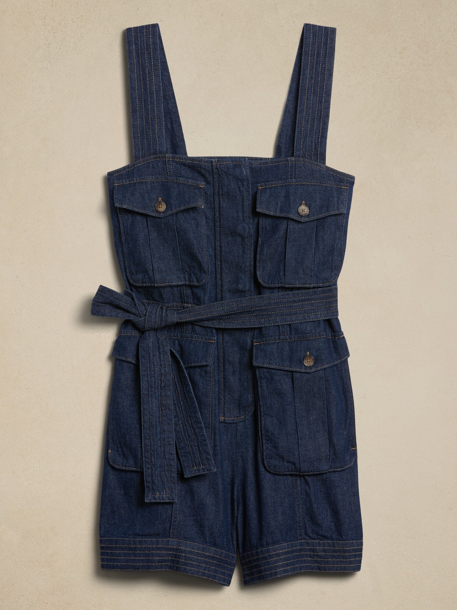 Denim Romper Banana Republic Factory