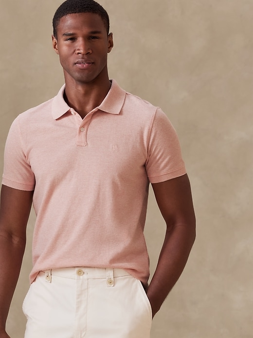 Monogram Pique Polo | Banana Republic Factory