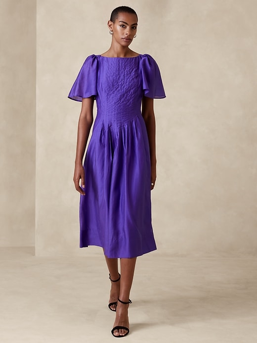 Banana republic lavender dress best sale