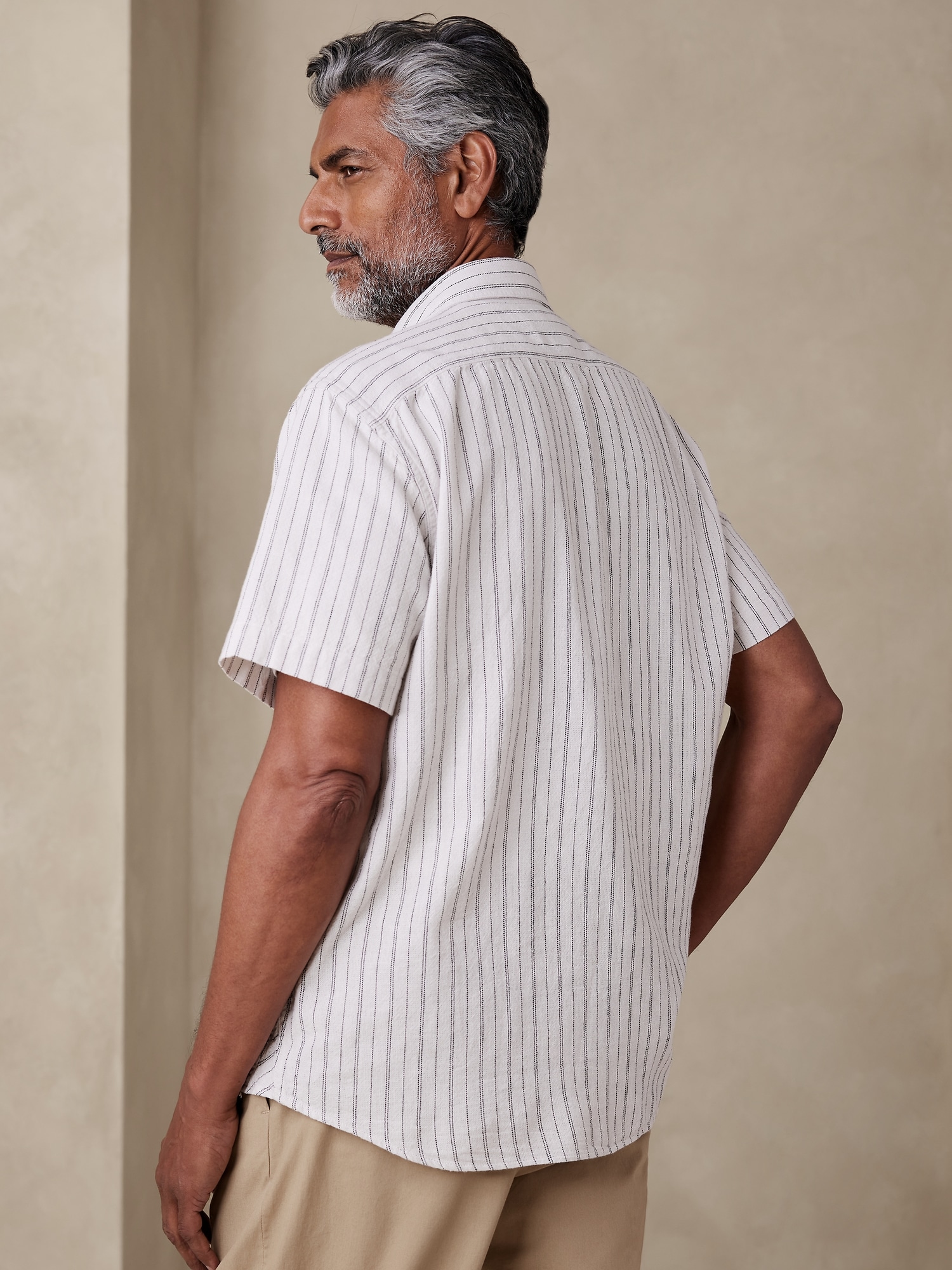Cotton-Linen Indigo Shirt