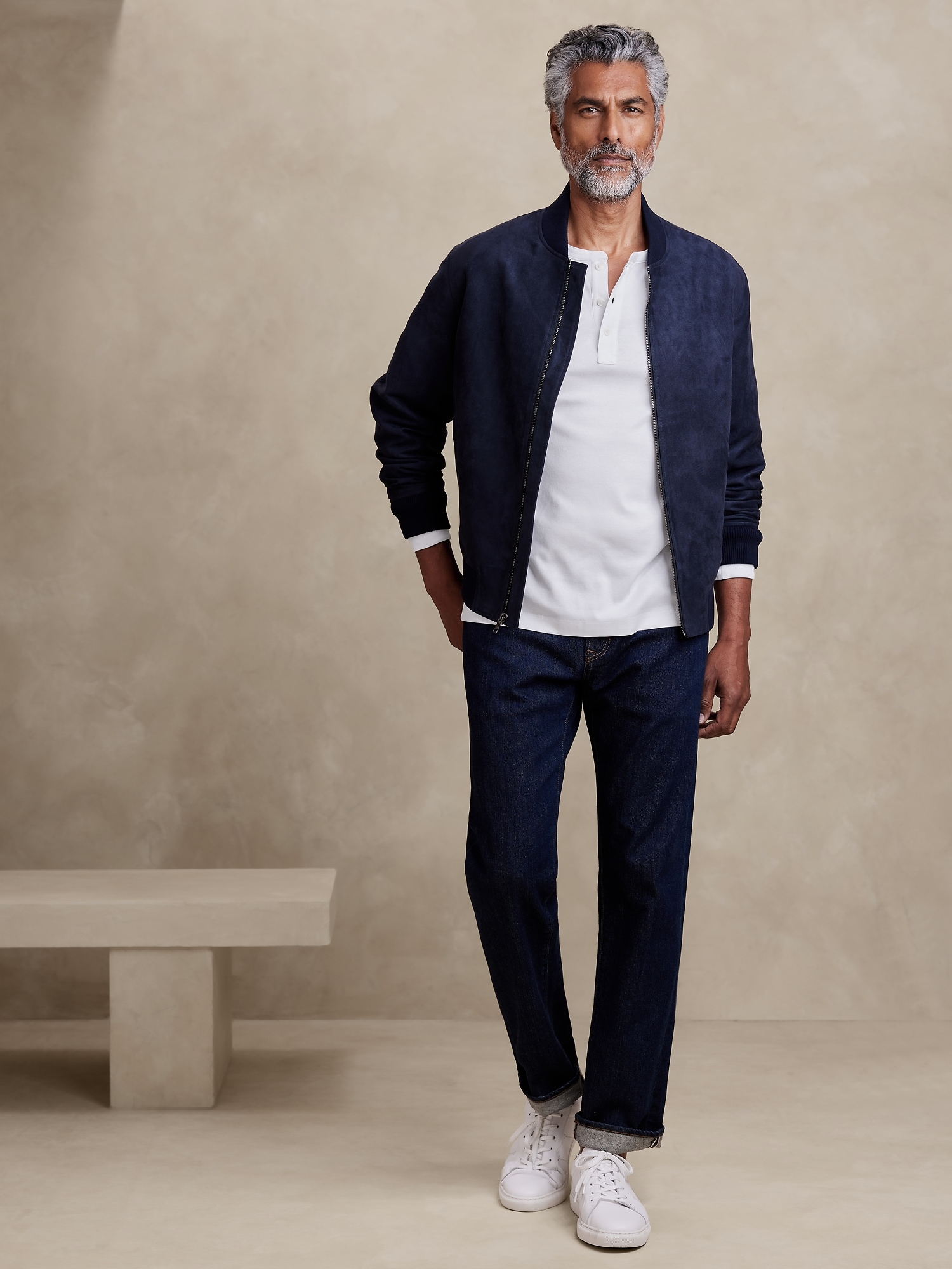 Luxe Touch Performance Henley | Banana Republic Factory