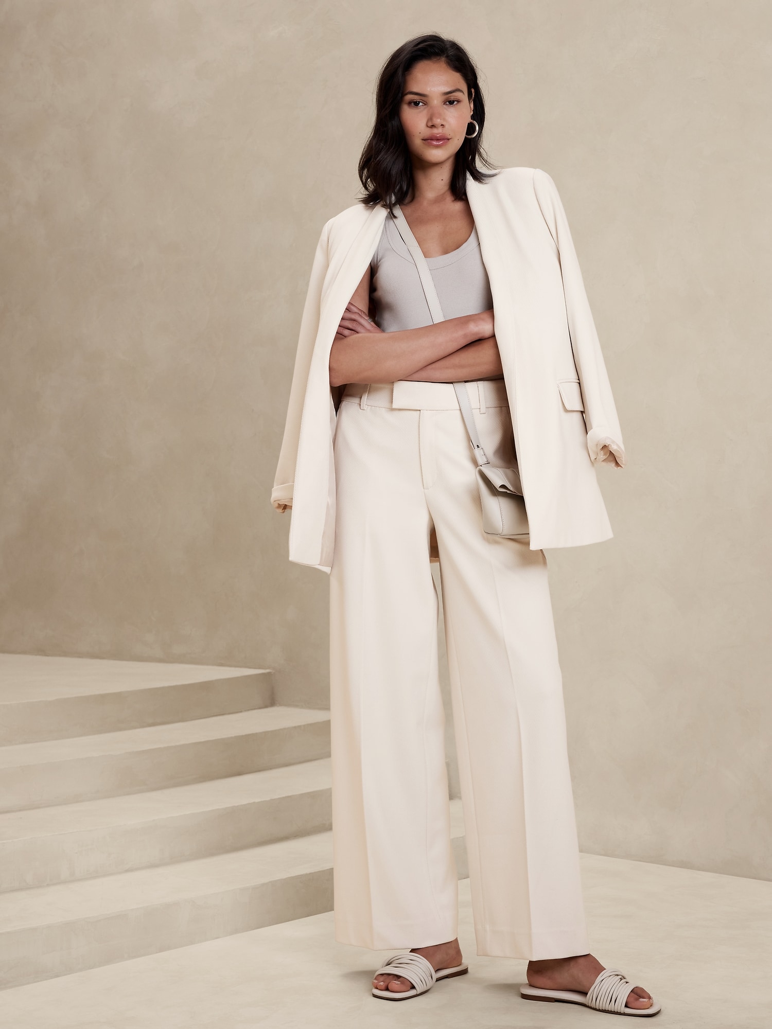 Twill Straight Trouser