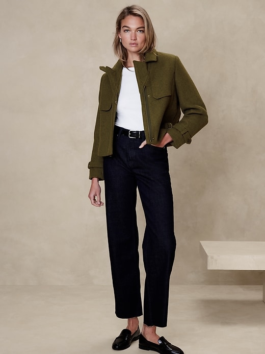 Heritage Wool-Blend Jacket | Banana Republic Factory