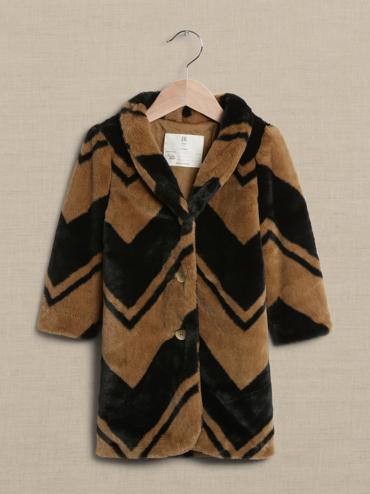 Toddler Faux Fur Coat