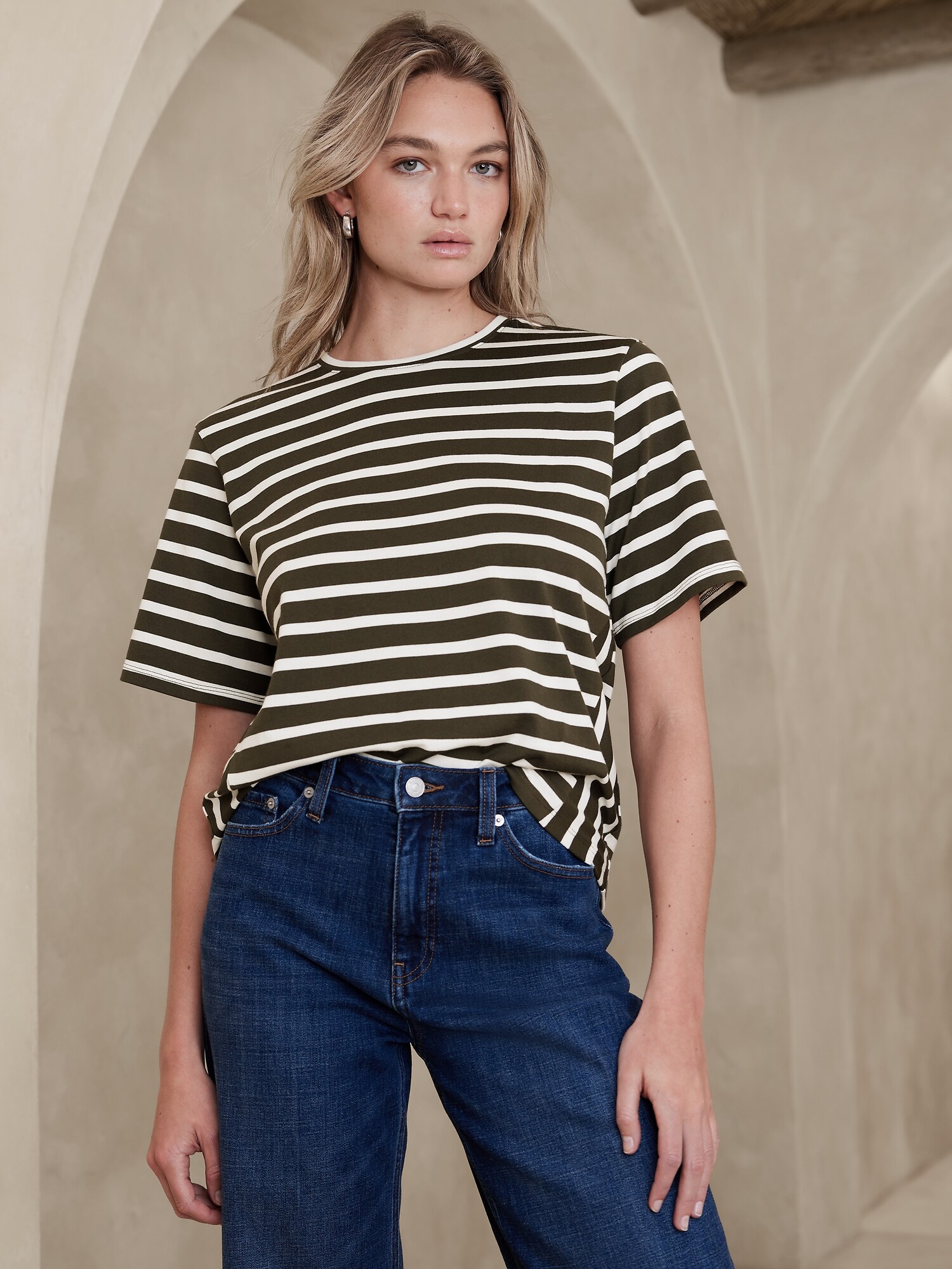 Heavy Jersey TShirt Banana Republic Factory