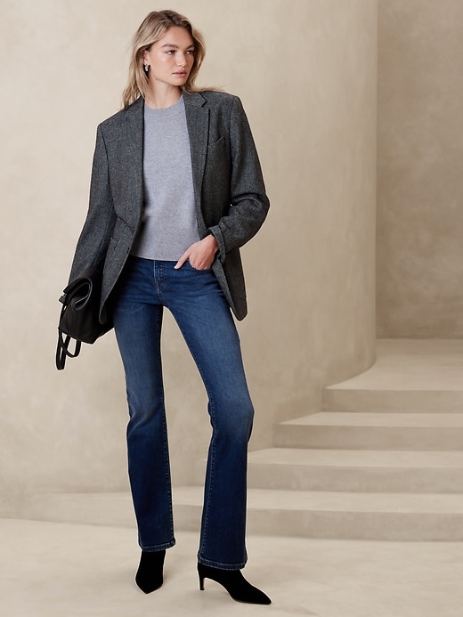 Jean flare/bootcut à 5 poches - L28 - Stone - Femme - 20.00